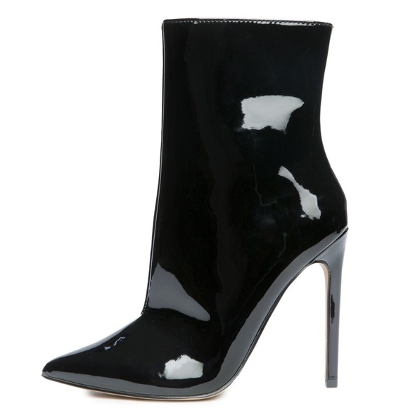 Steve Madden patent leather booties heels - Picture 1 of 6